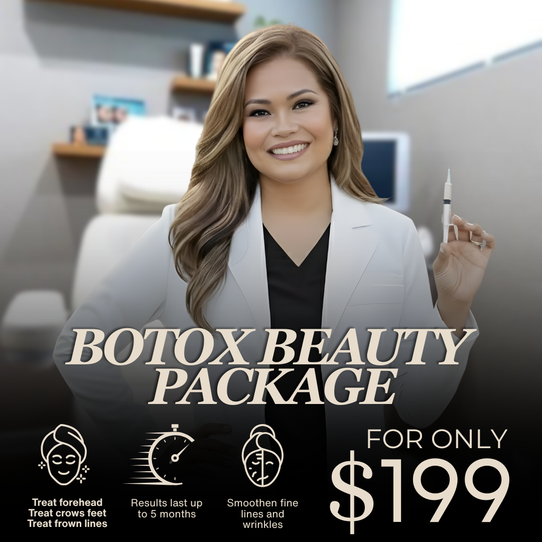 Bloom Skin and Wellness Facebook ad: Smooth Away Wrinkles with Botox, Only $199