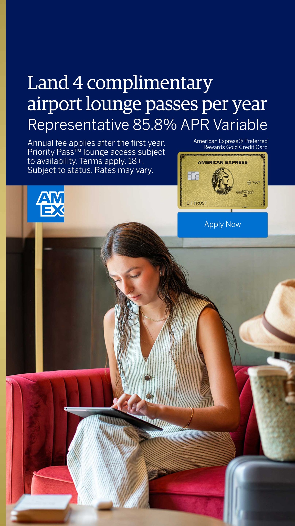 American Express Facebook ad