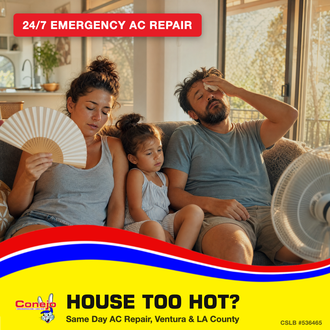 Conejo Services Facebook ad: Same Day AC Repair