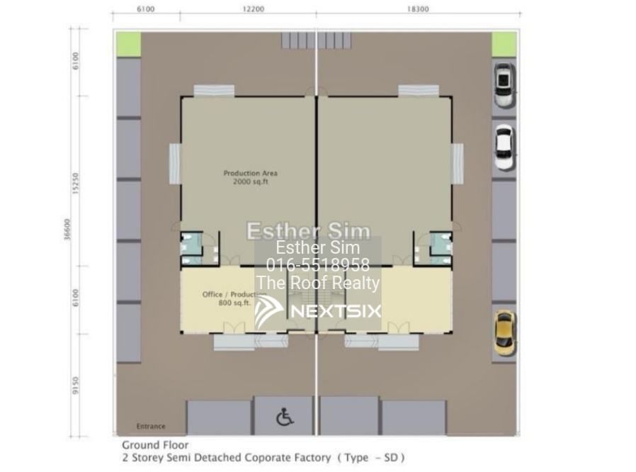 Nextsix Property Facebook ad: Own your industrial facility below RM2.5M.