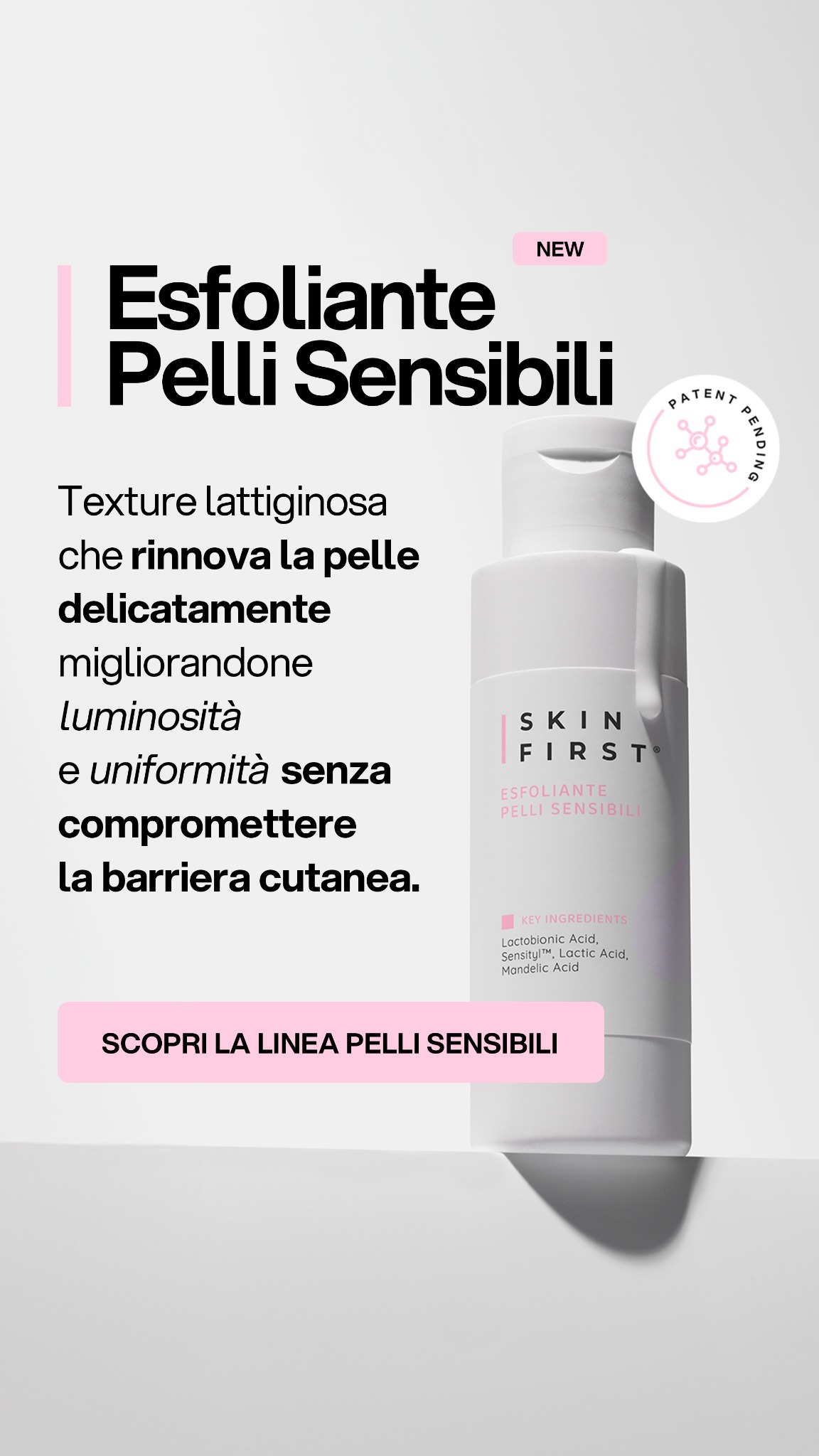 SKIN FIRST Facebook ad