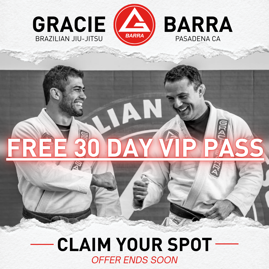 Gracie Barra Pasadena Jiu-Jitsu & Self-Defense Facebook ad: FREE FOR 30 DAYS