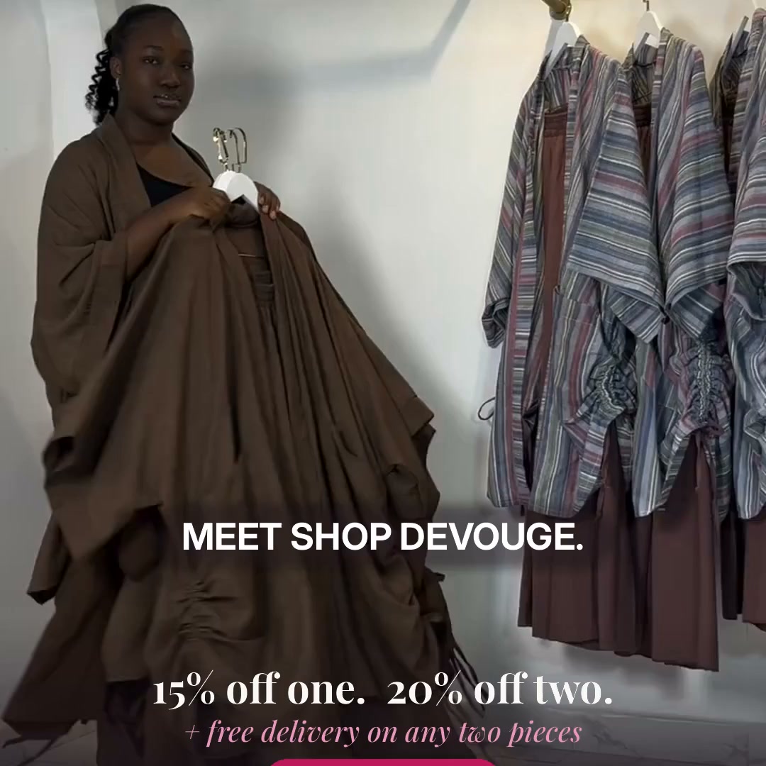 Shop Devouge Facebook ad: Buy 2, Get 20% Off + Free Delivery