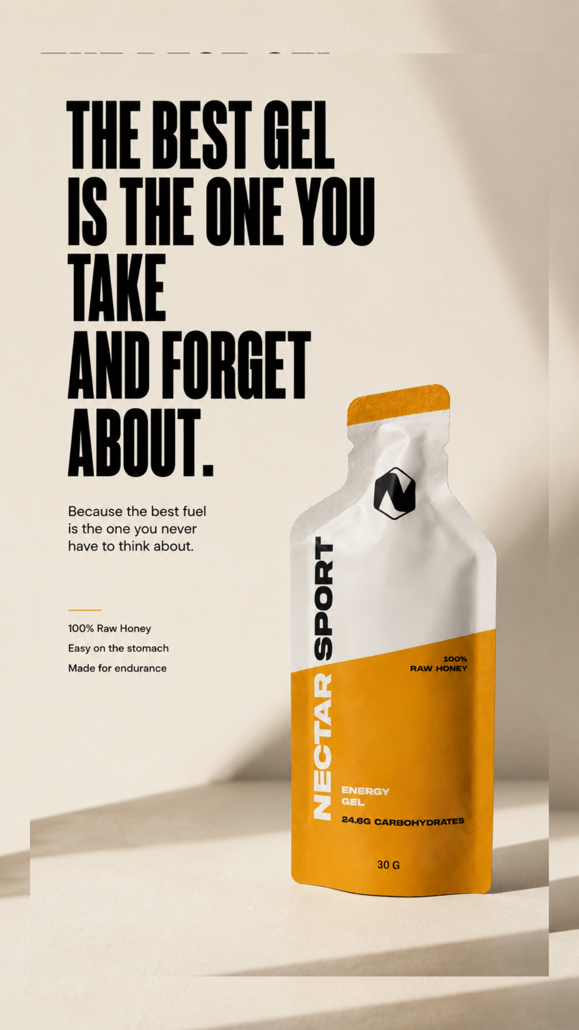 Nectar Sport Facebook ad: Fuel Better. Feel Better.