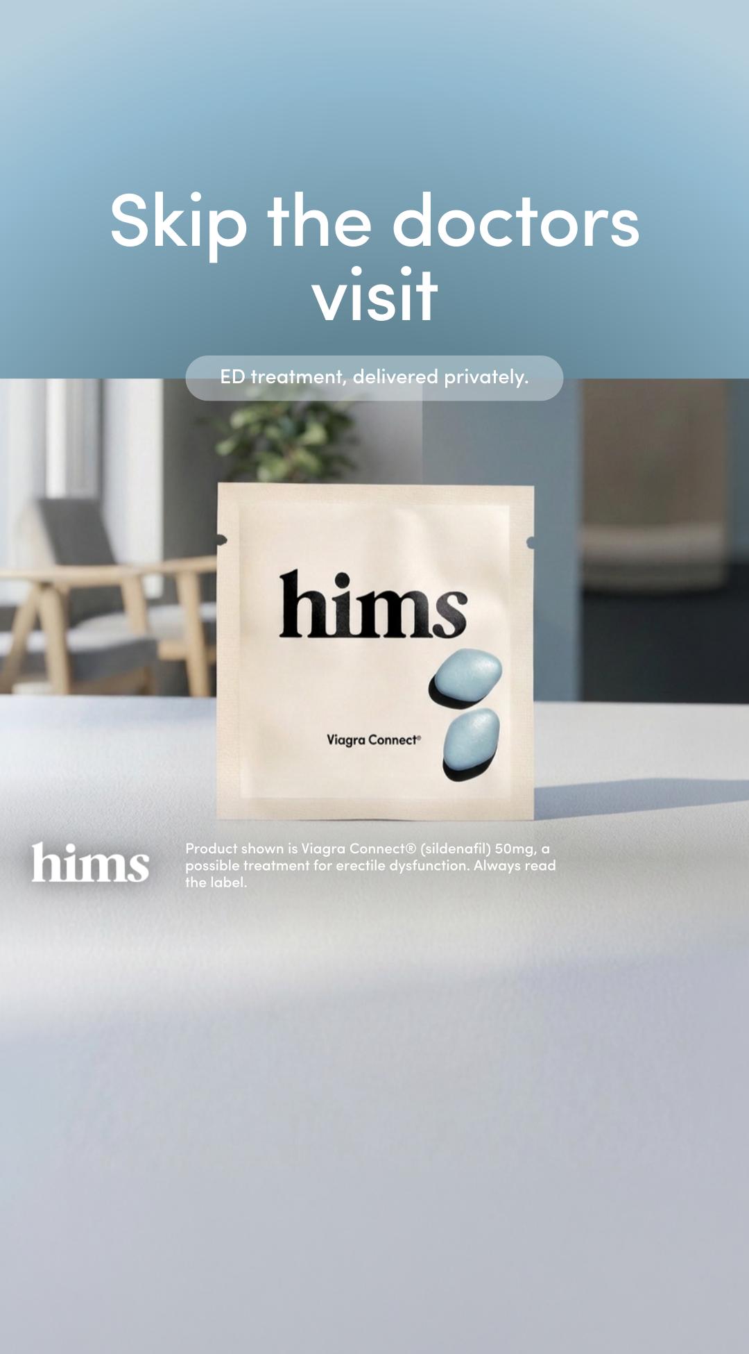 hims Facebook ad