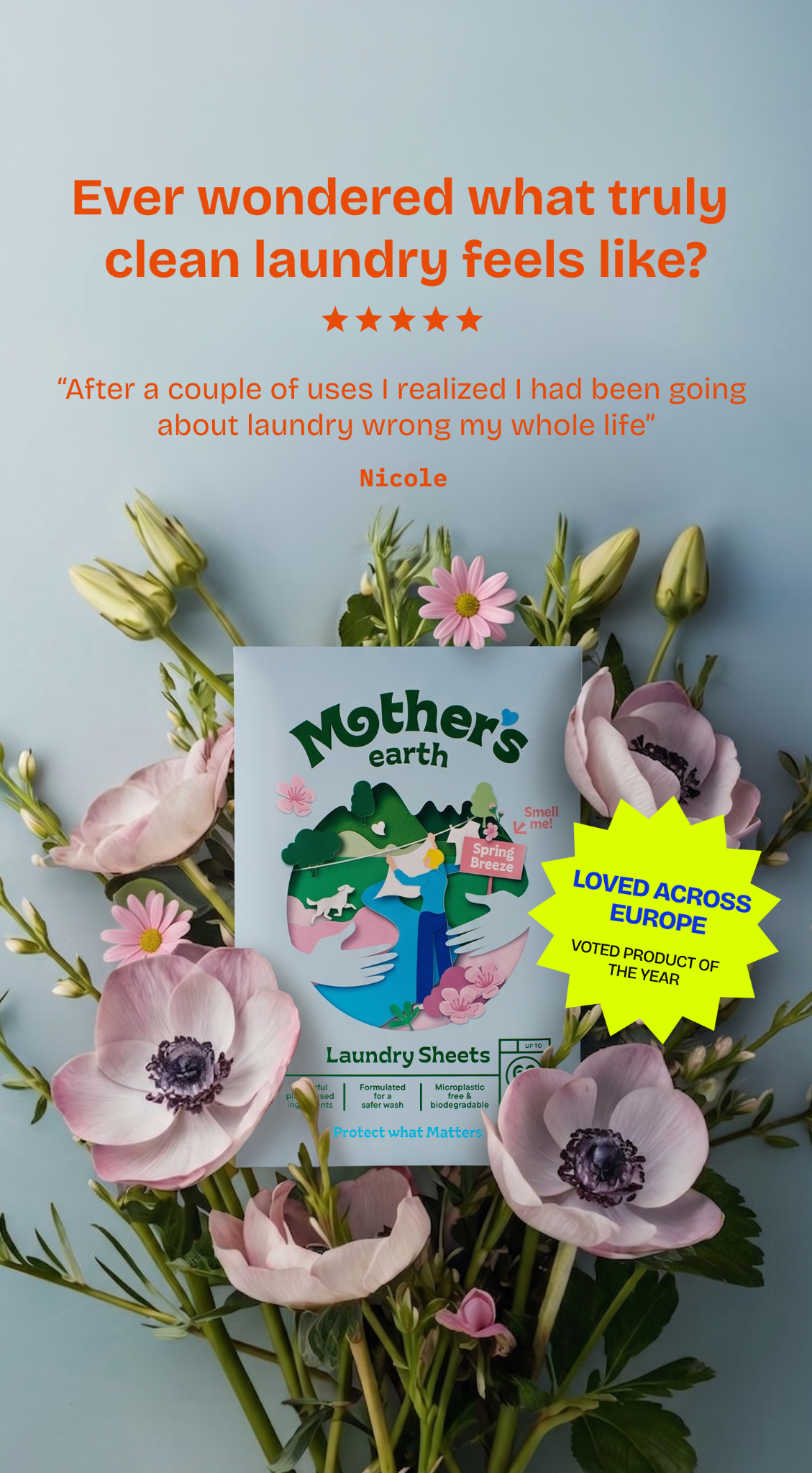 Mothers Earth Facebook ad