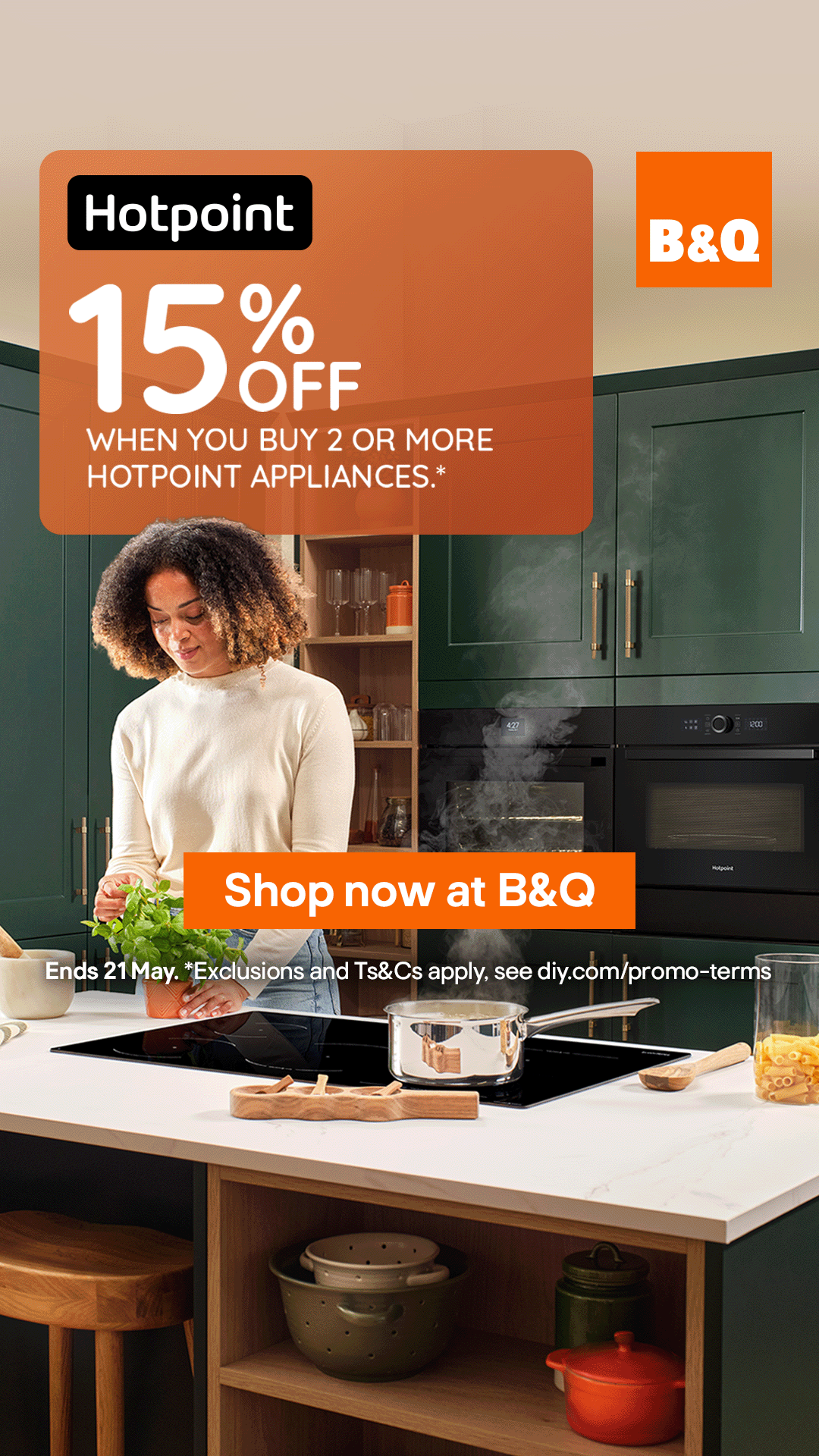 B&Q Facebook ad