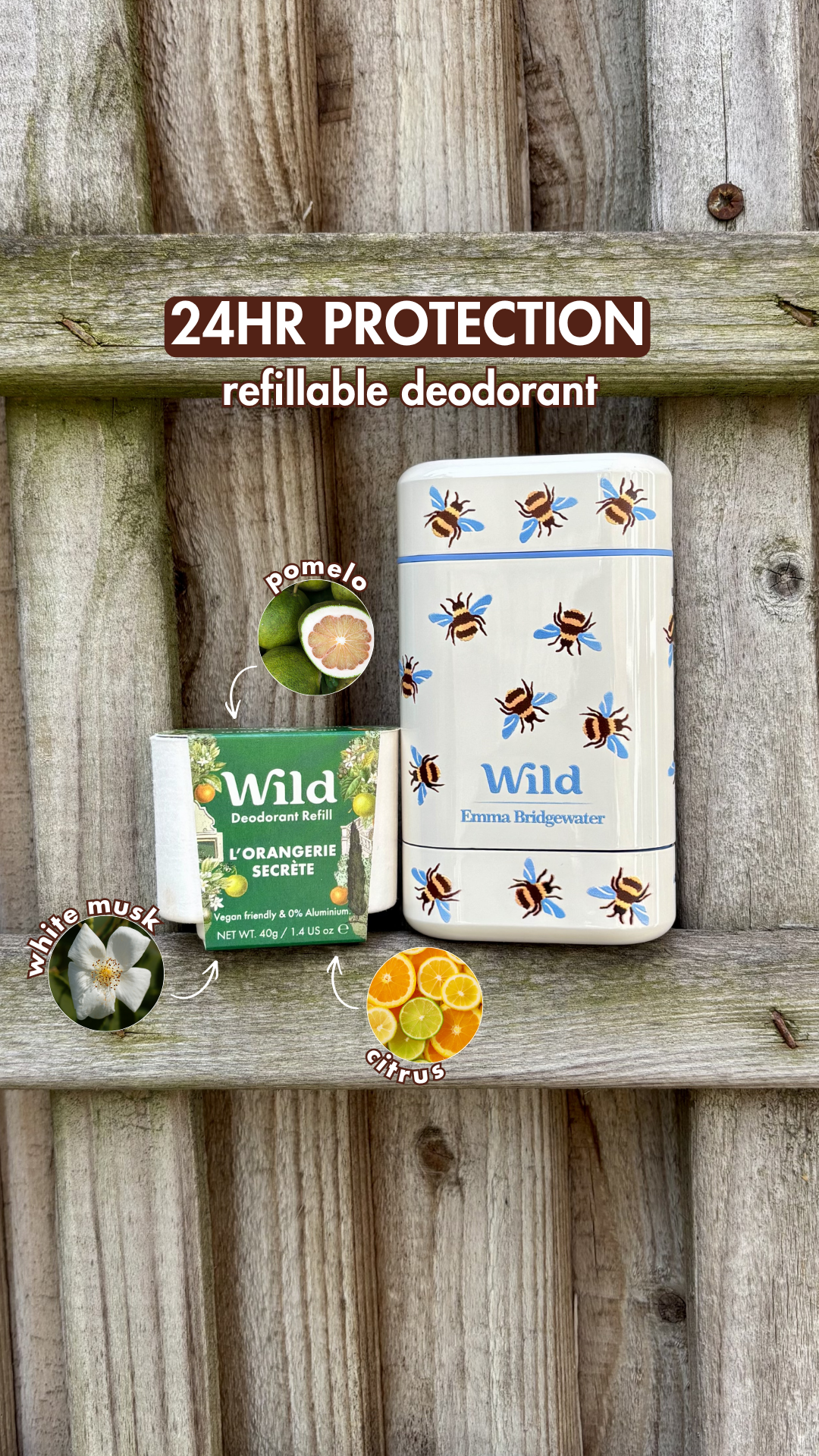Wild Facebook ad: Pomelo, white musk and citrus