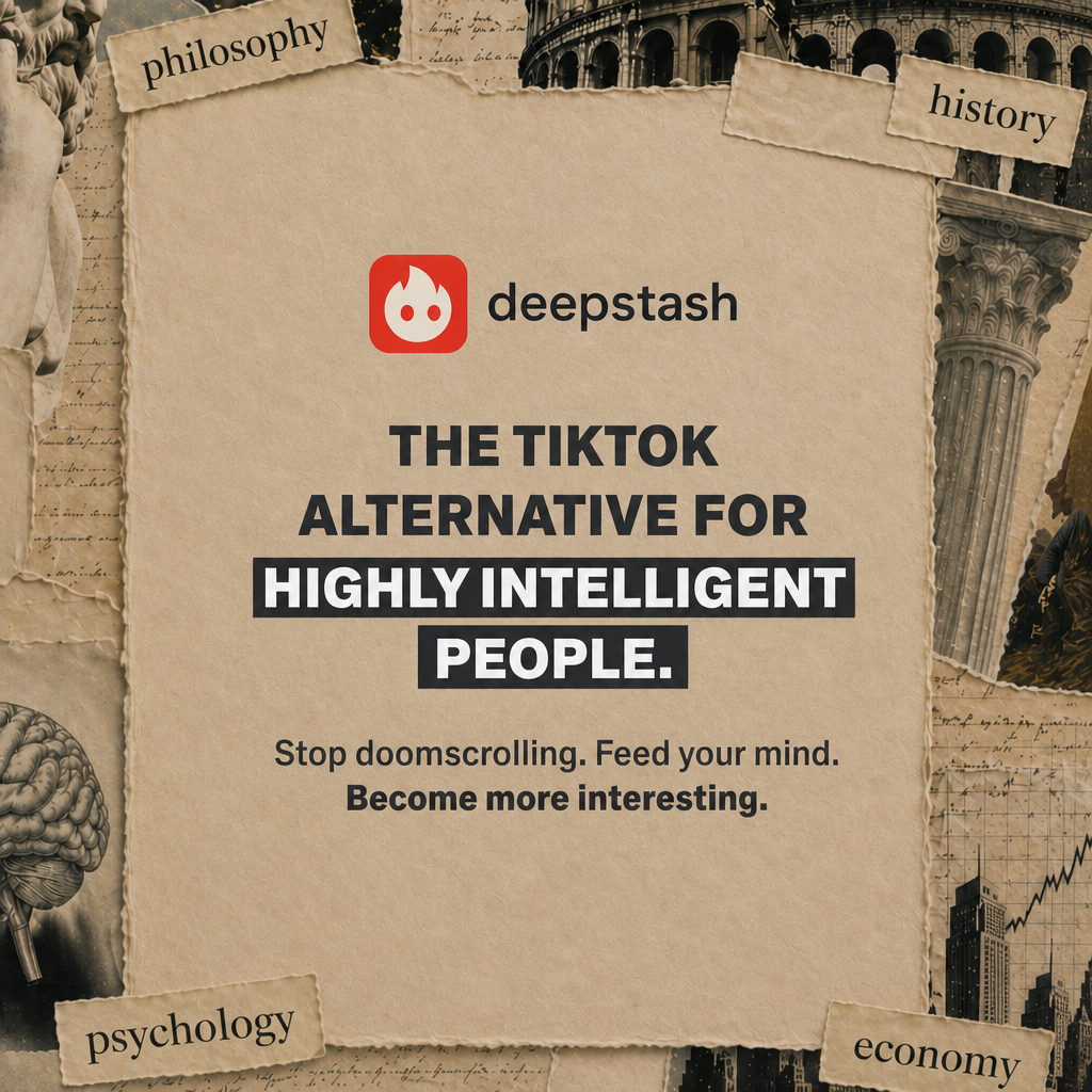 Deepstash Facebook ad