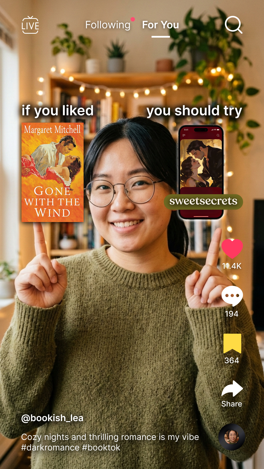 Sweetsecrets Facebook ad