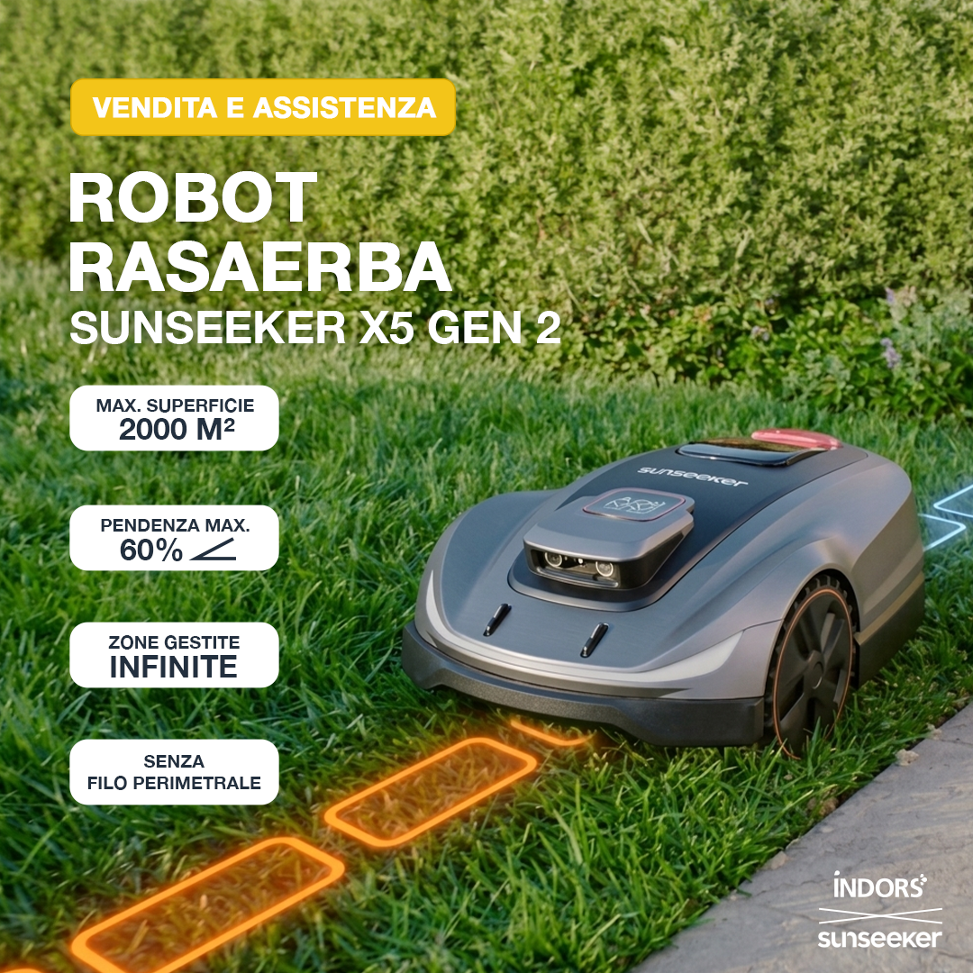Indors Facebook ad: Robot Rasaerba con Taglio Intelligente