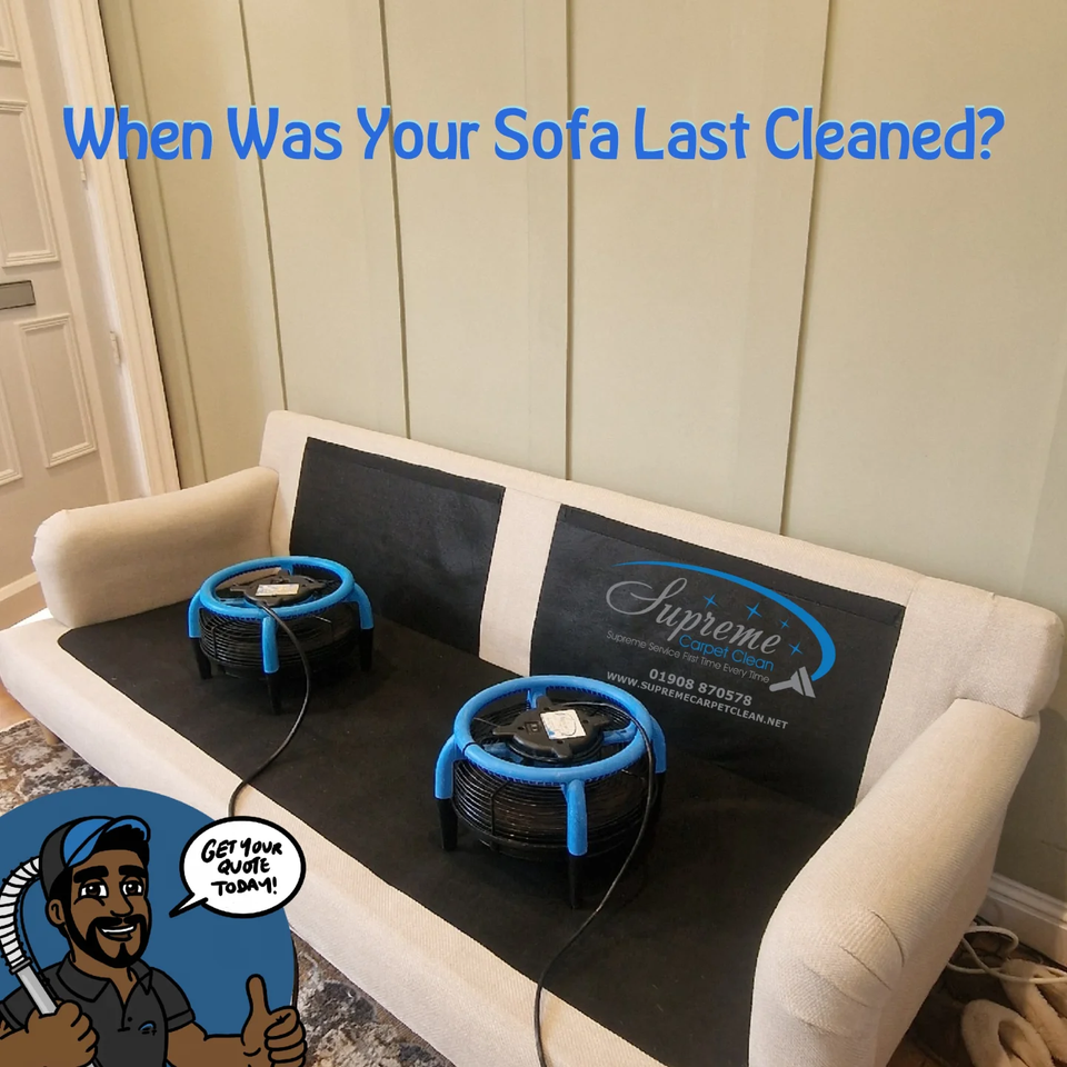 Supreme Carpet Clean Facebook ad: Be honest… when was the last time you…