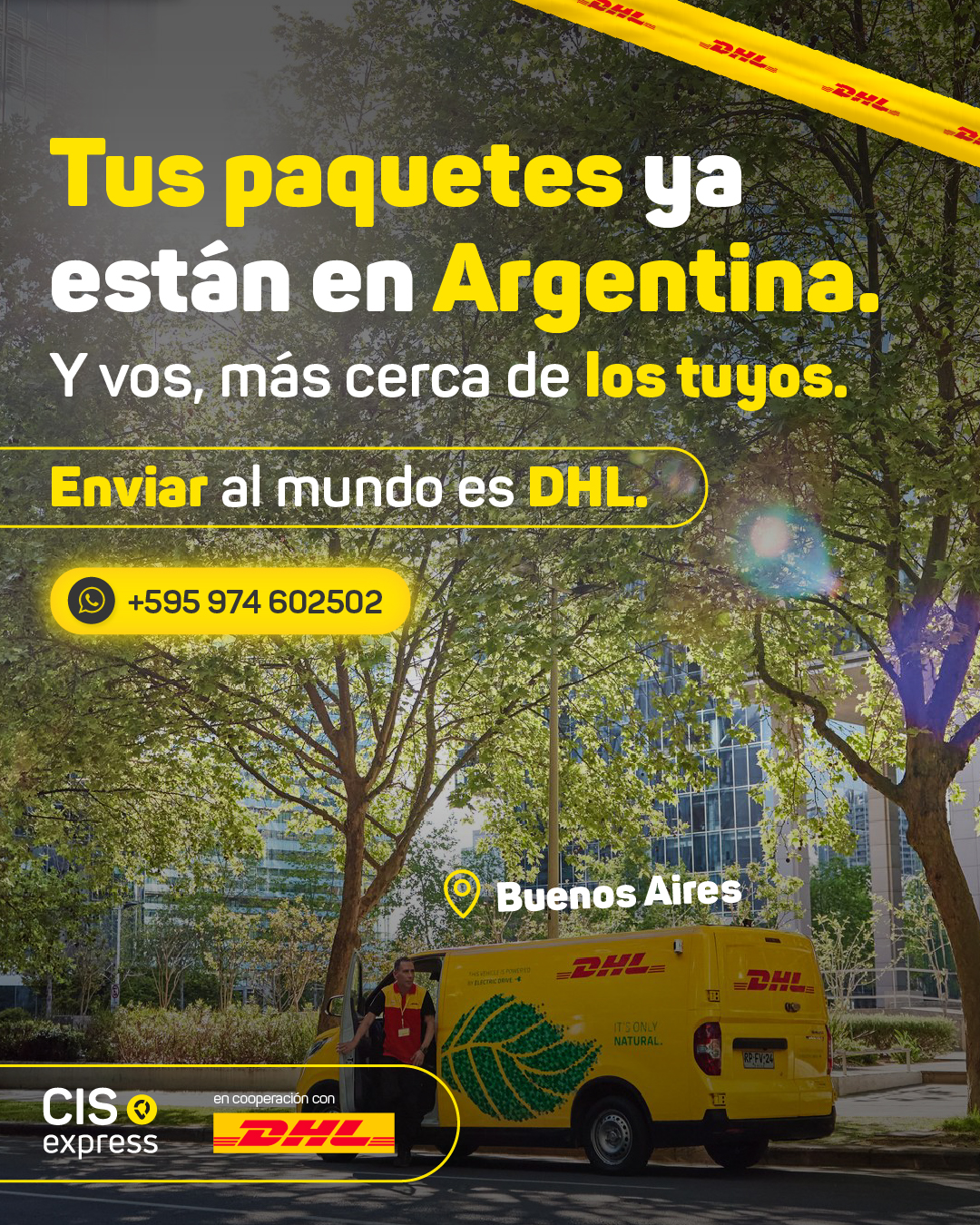 CIS Express Paraguay Facebook ad: Cotizador DHL - CIS Express