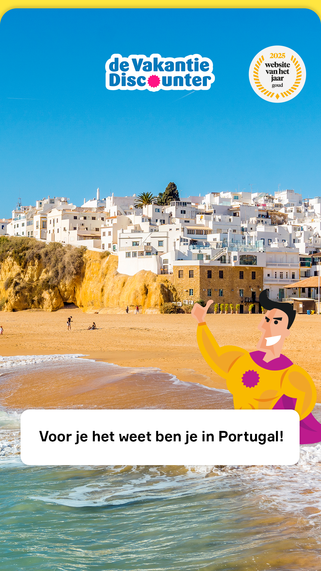 de VakantieDiscounter Facebook ad