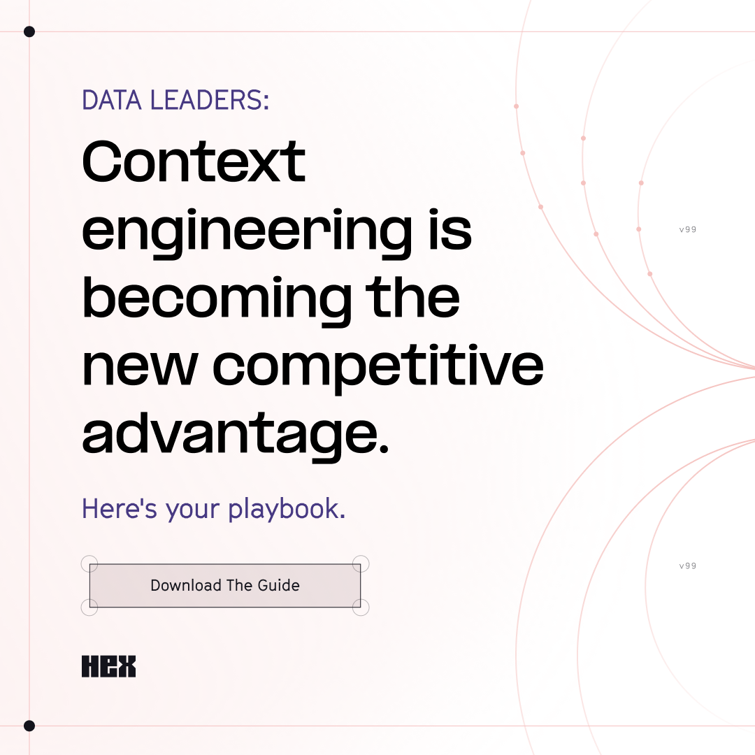 Hex.tech Facebook ad: Scale Data Impact with Agentic Analytics