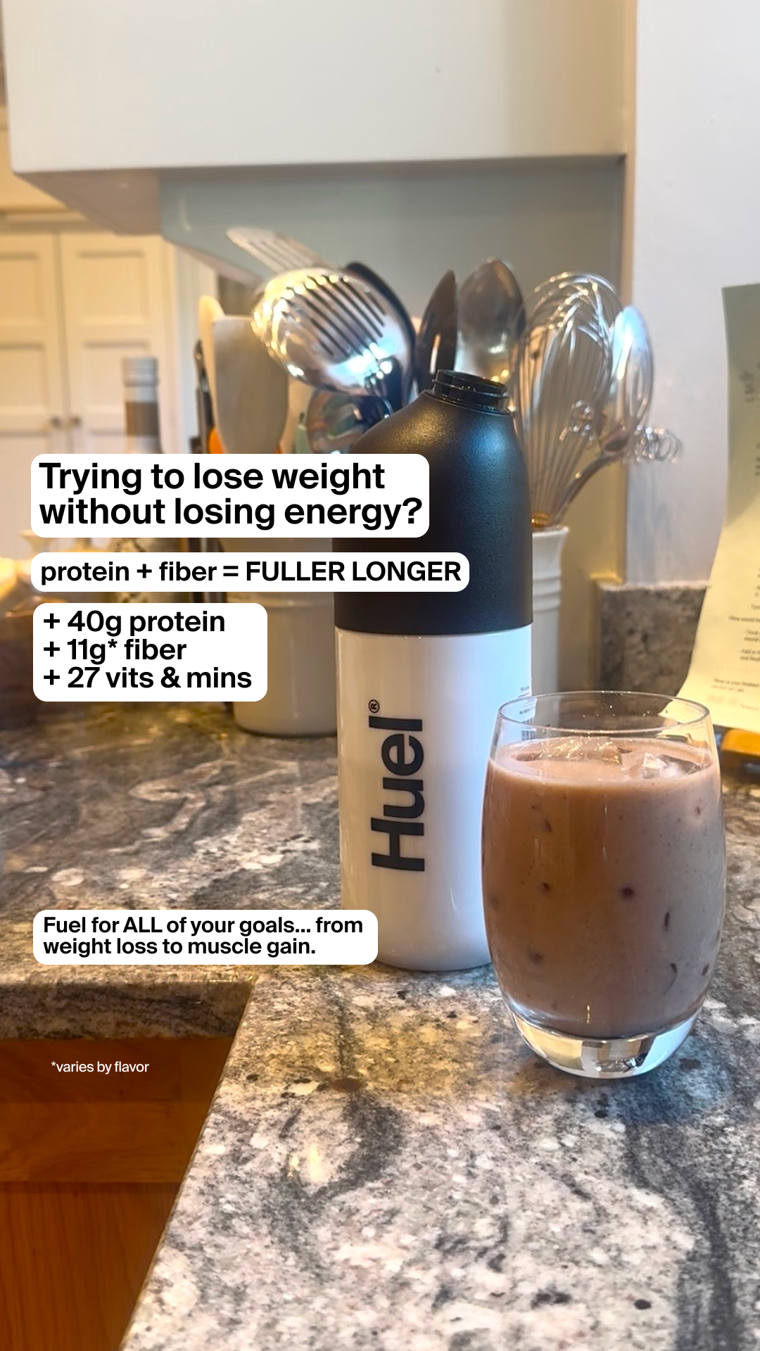 Huel Facebook ad