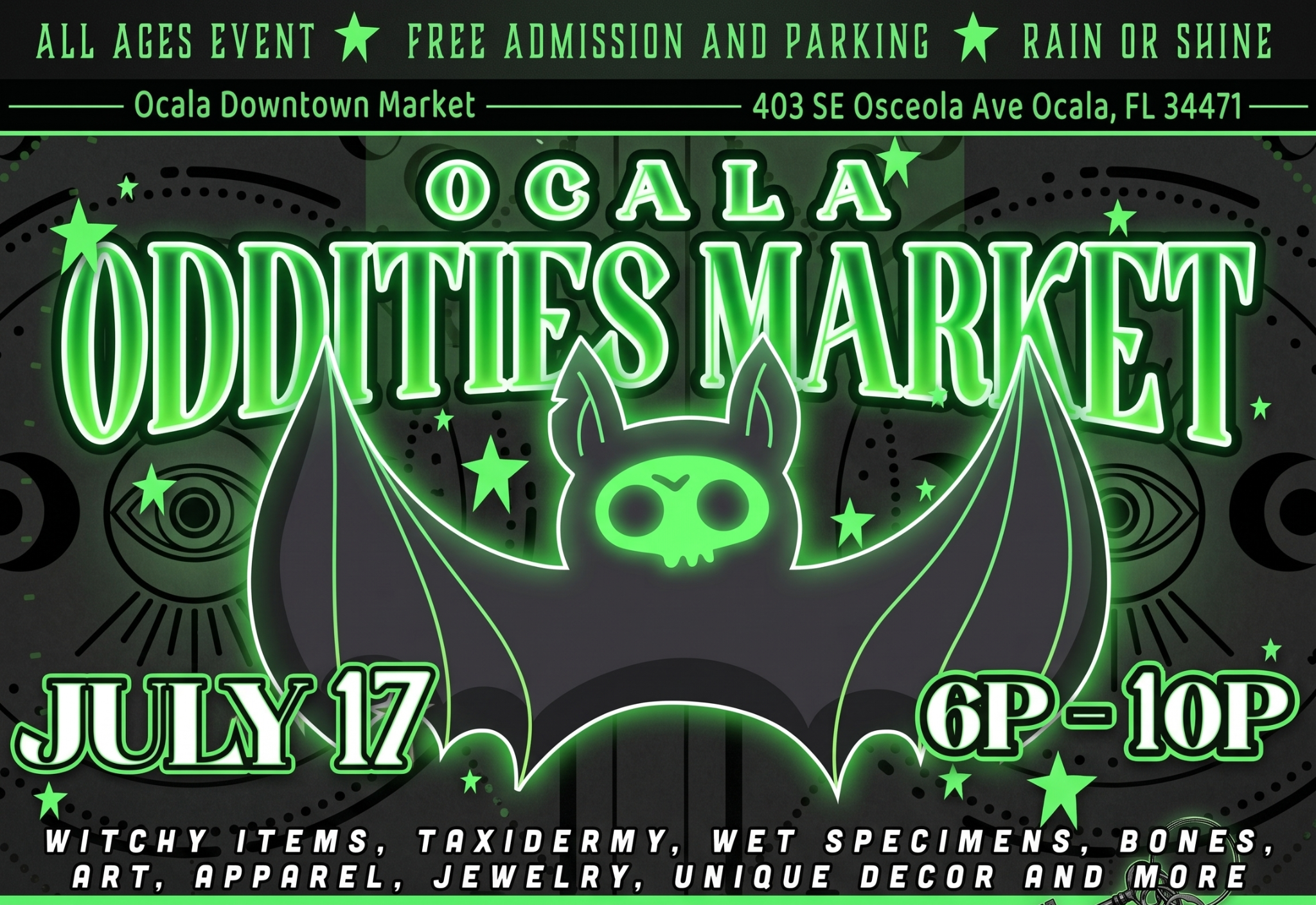 The Florida Oddities Market Facebook ad