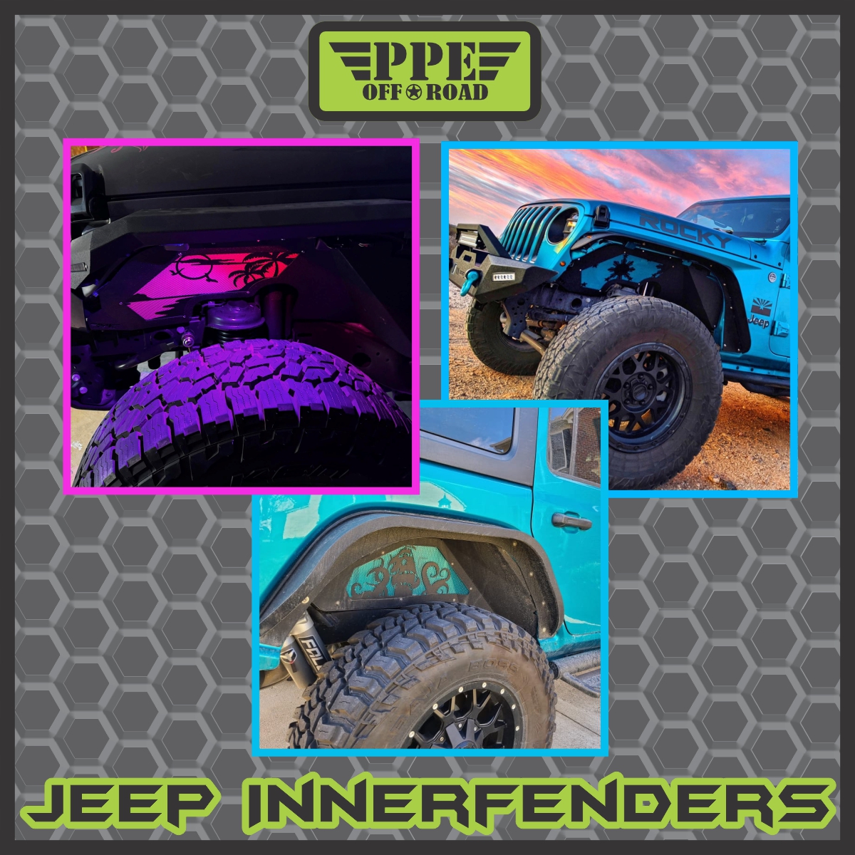 PPEoffroad Facebook ad: PPE Off Road- Custom Jeep Accessories and more!