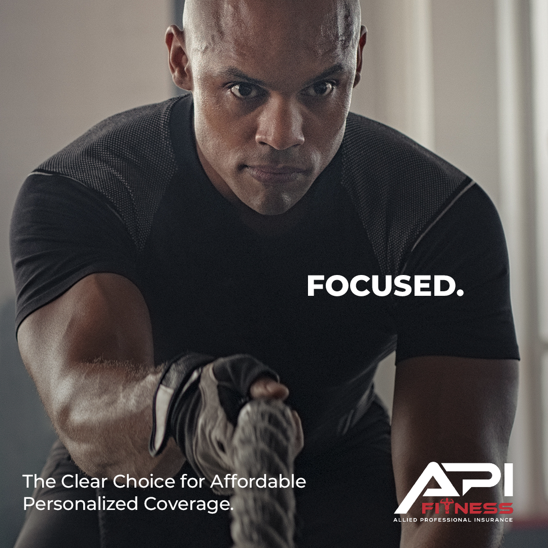 API Fitness Trainer Insurance Facebook ad: Liability Insurance for Fitness Professionals