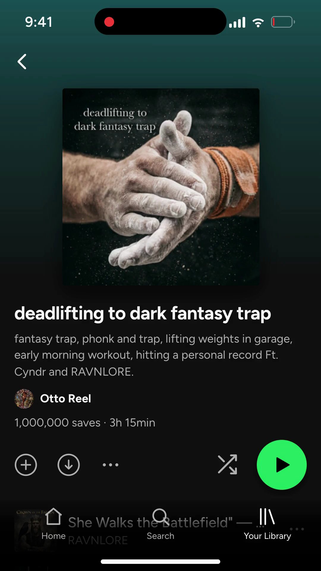 Adventure Music Facebook ad: After Shift Reset