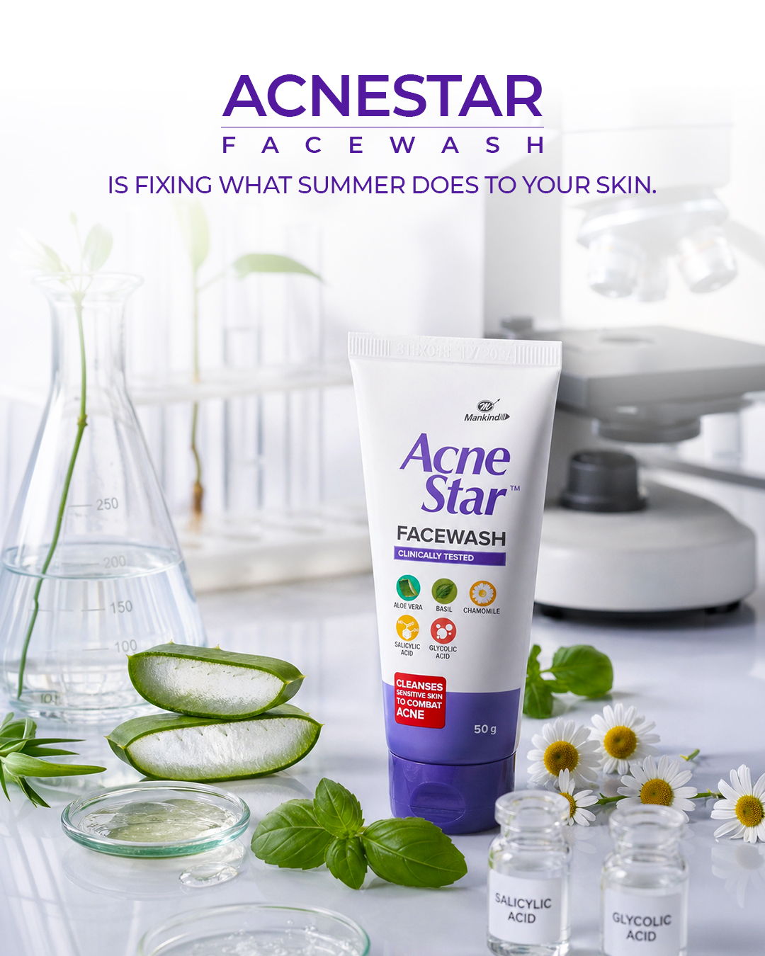 AcneStar Facebook ad: Your routine isn’t broken, it’s just missing the…