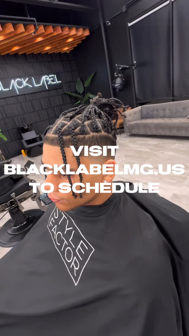 Black Label Men's Grooming Facebook ad: TULSA, OK. Schedule your next haircut, beard shave…