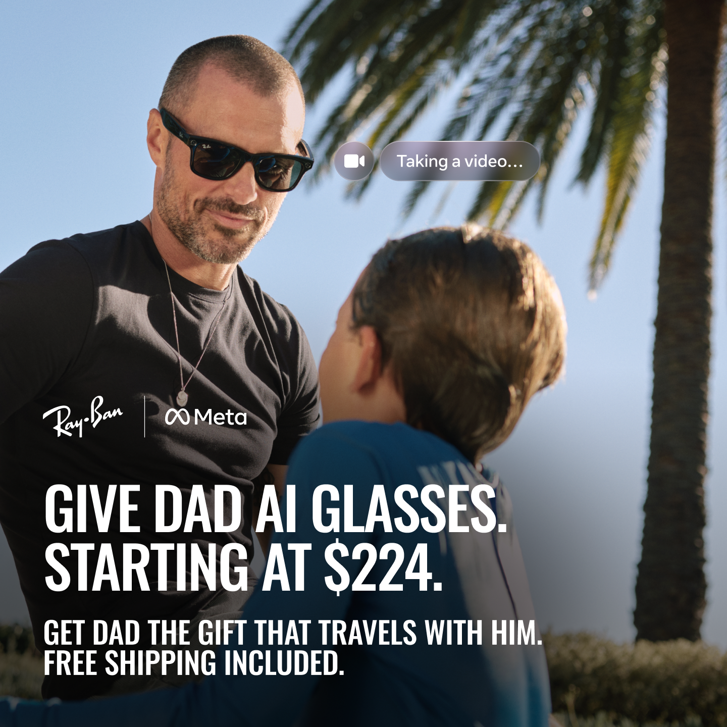 Ray-Ban Meta Facebook ad