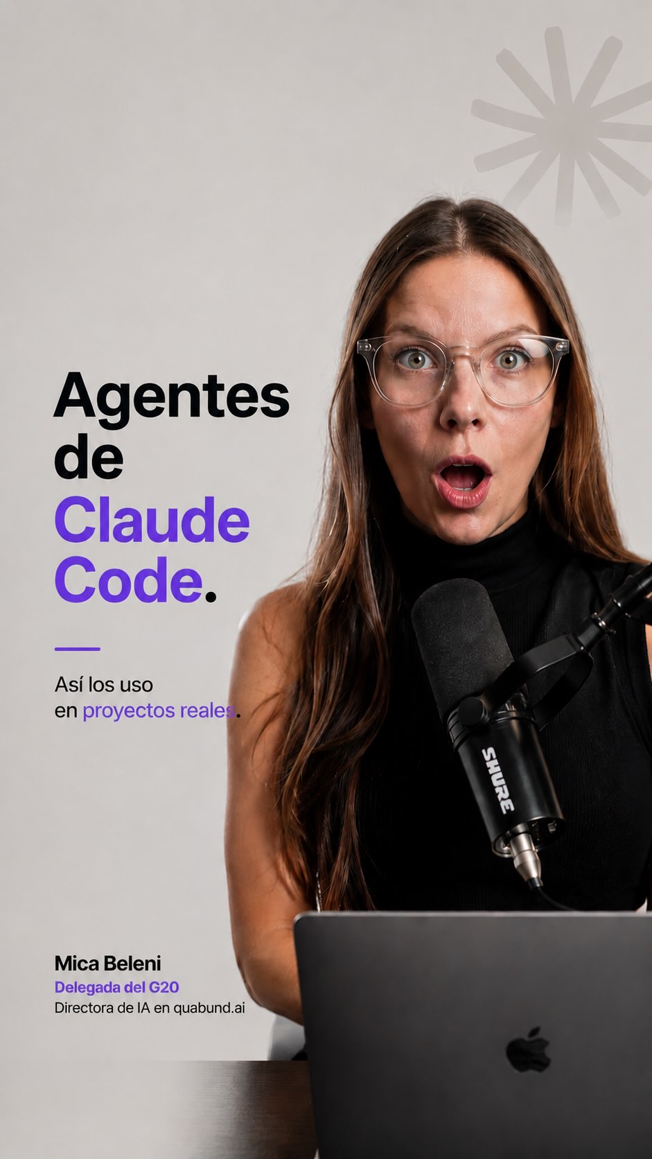Micabeleni Facebook ad: POV: llevas unas semanas usando CLAUDE CODE