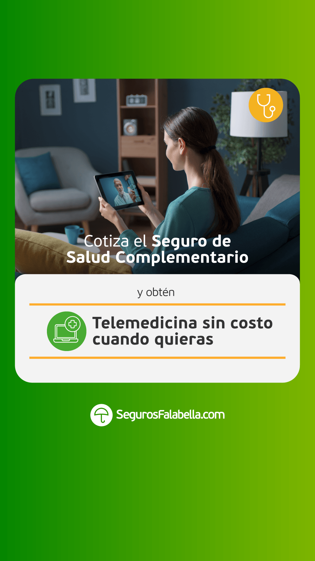Seguros Falabella Chile Facebook ad