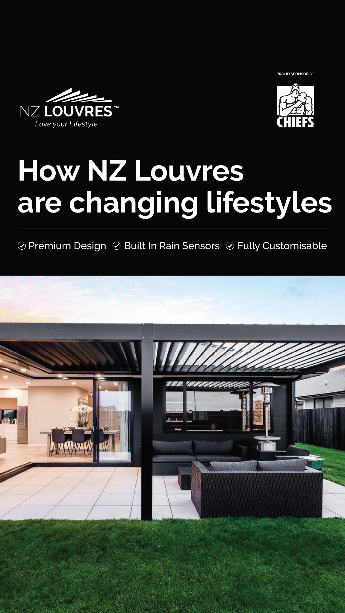 NZ Louvres Facebook ad