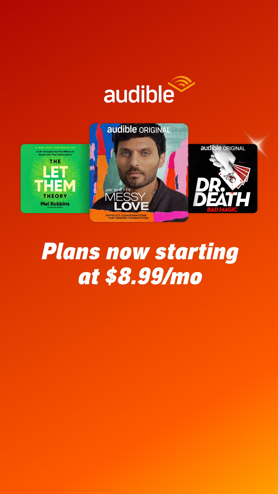 Audible Facebook ad
