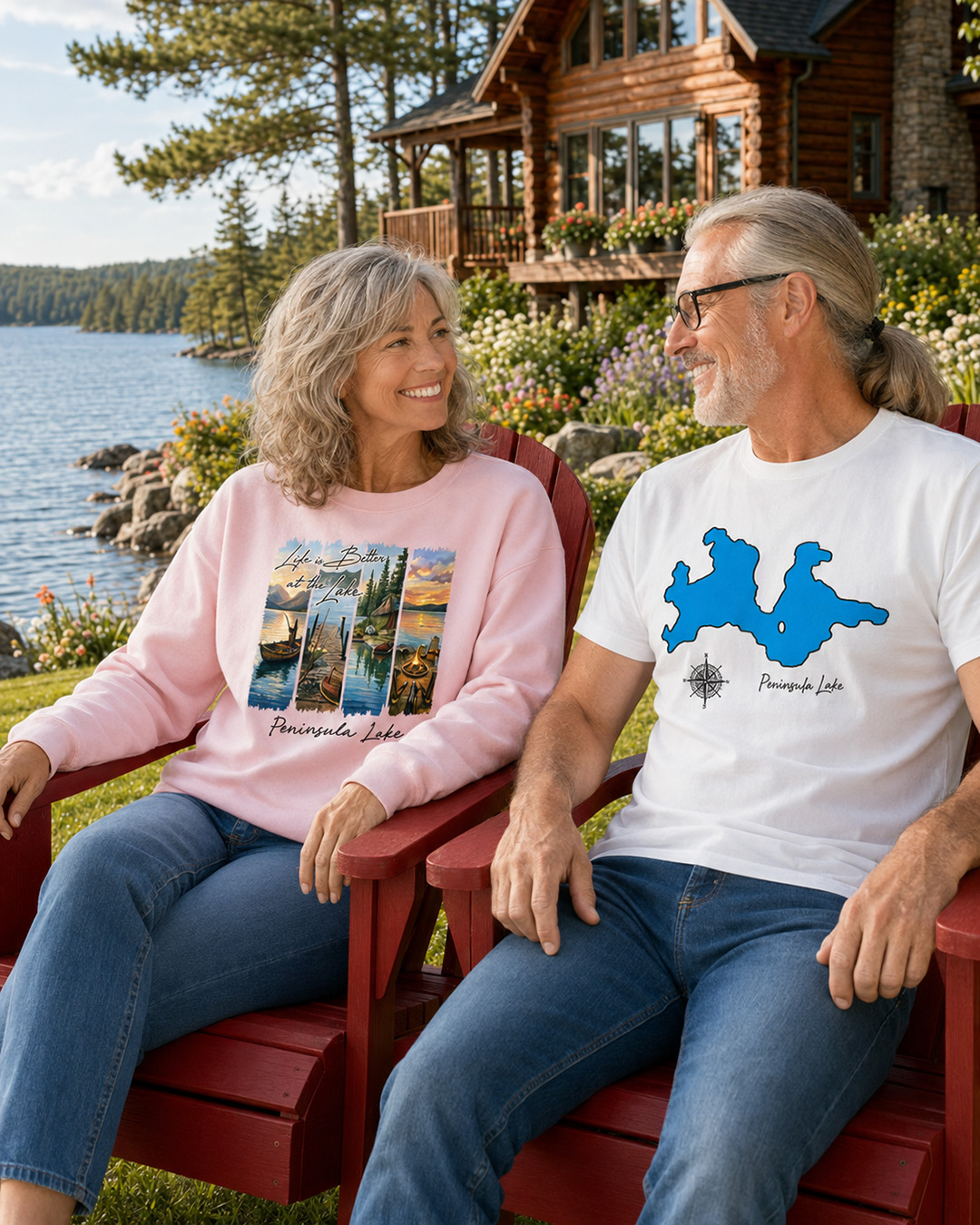 VirtualTees.ca Facebook ad: Dive Into Your Lake Life