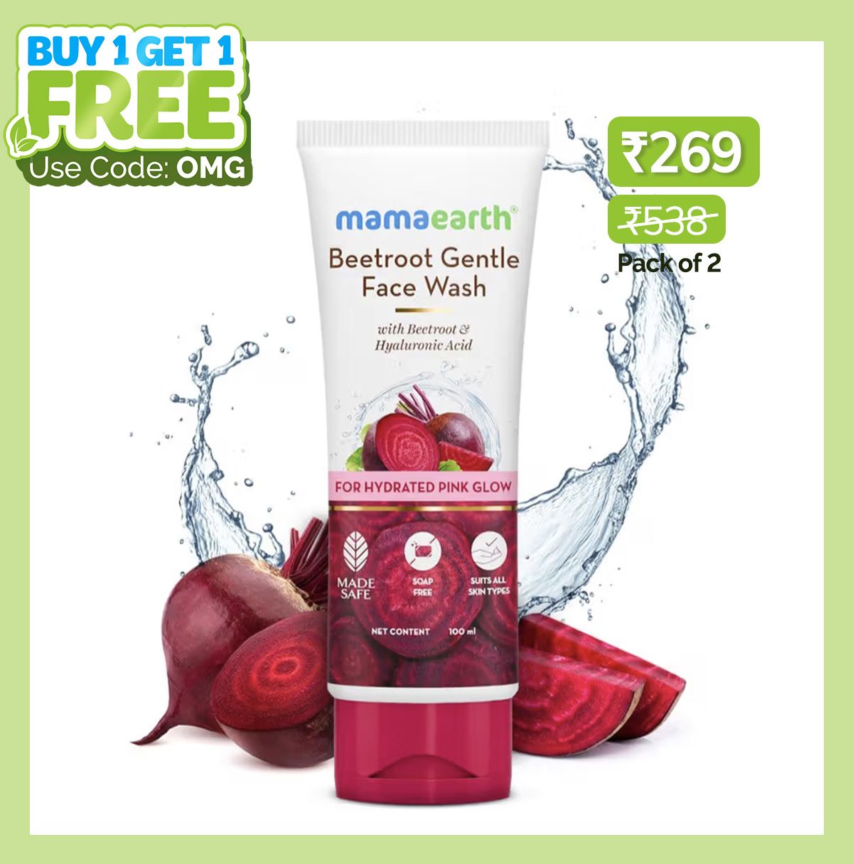 Mamaearth Facebook ad