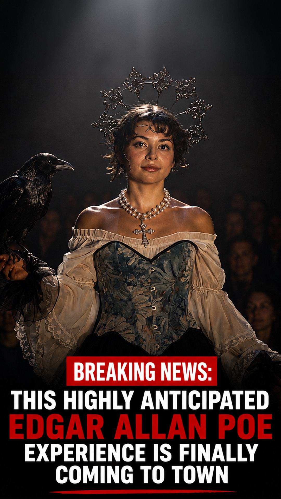 Edgar Allan Poe Speakeasy Facebook ad