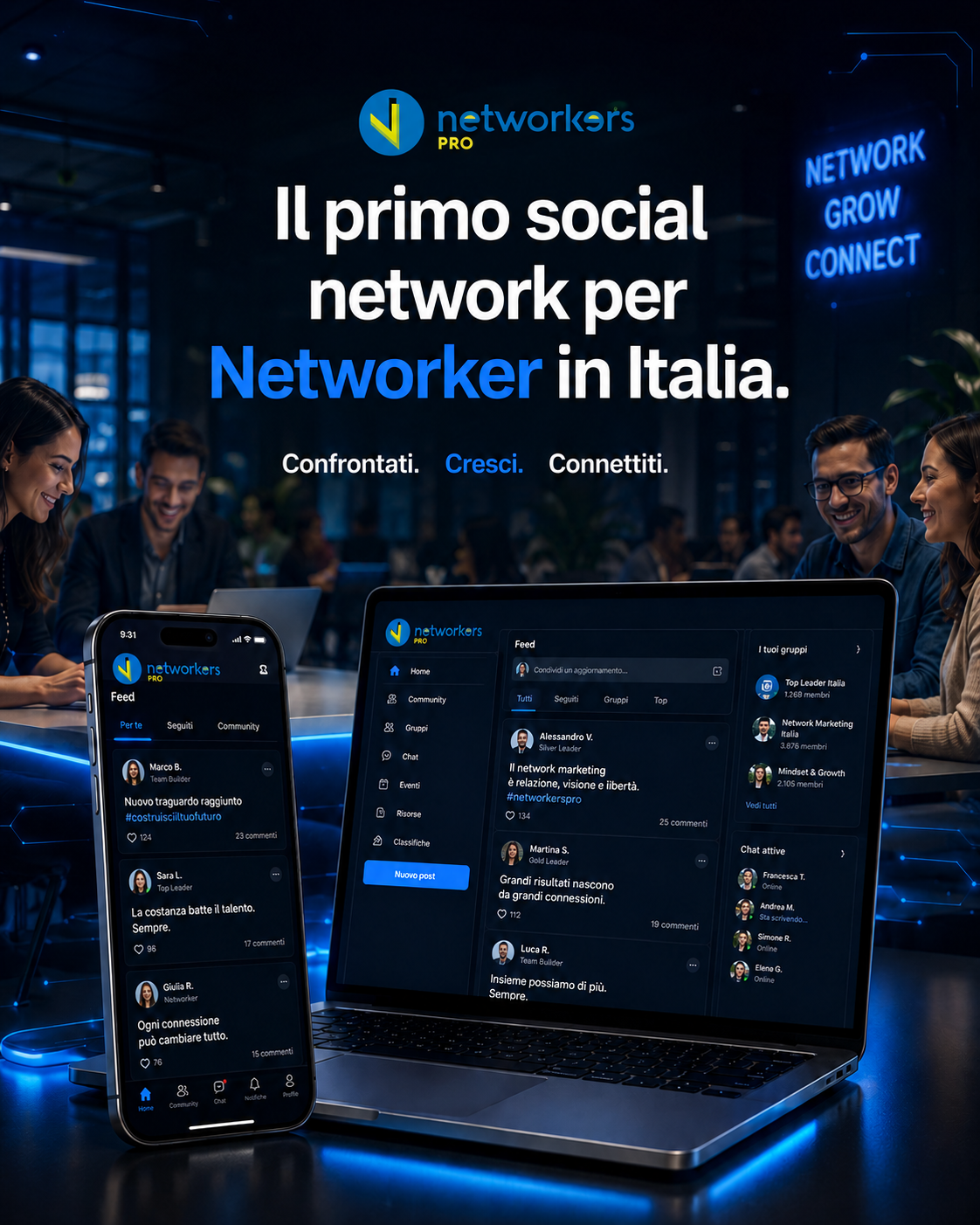 Networkers Facebook ad: Entra nella prima community italiana dedicata ai…