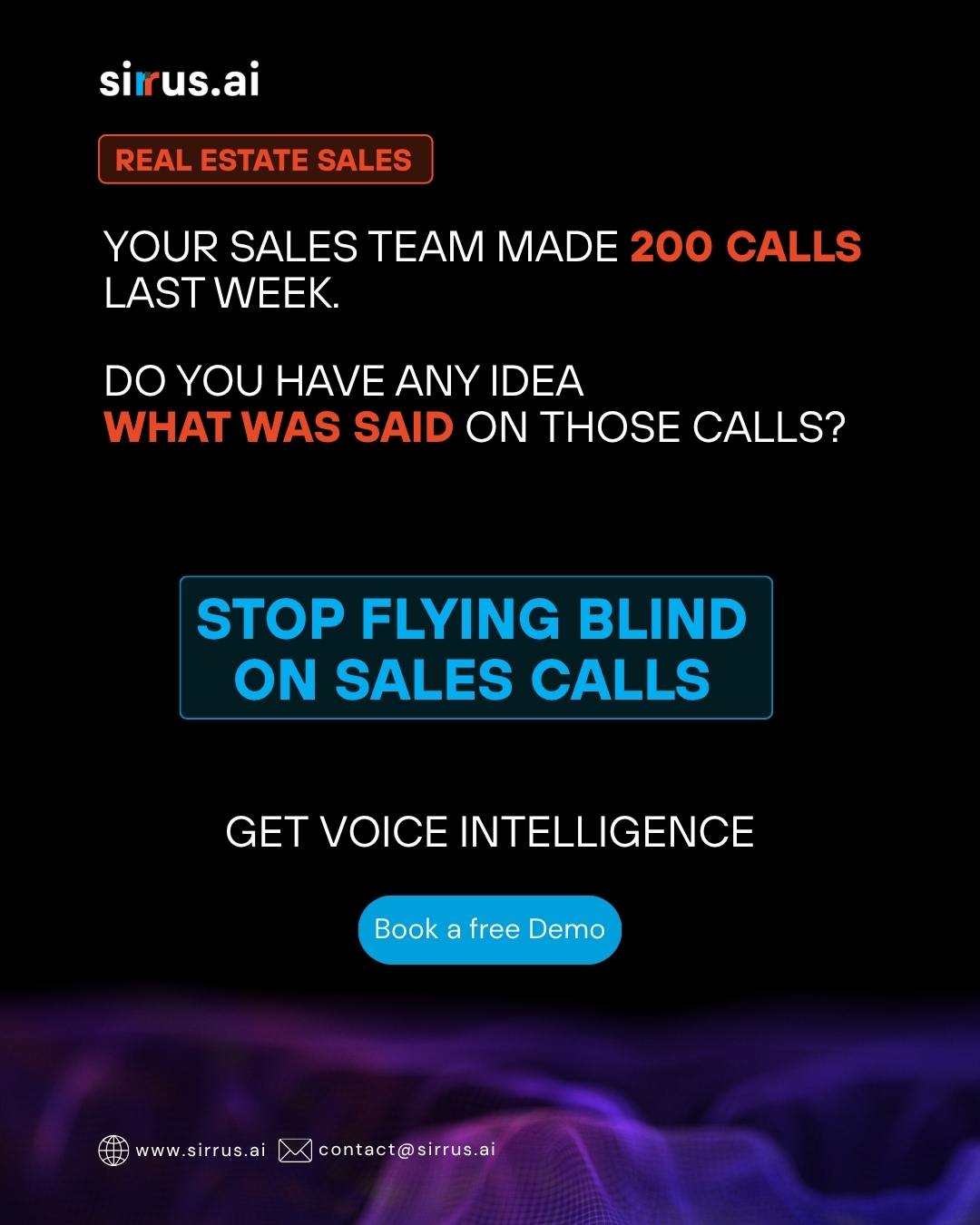 Sirrus.ai Facebook ad