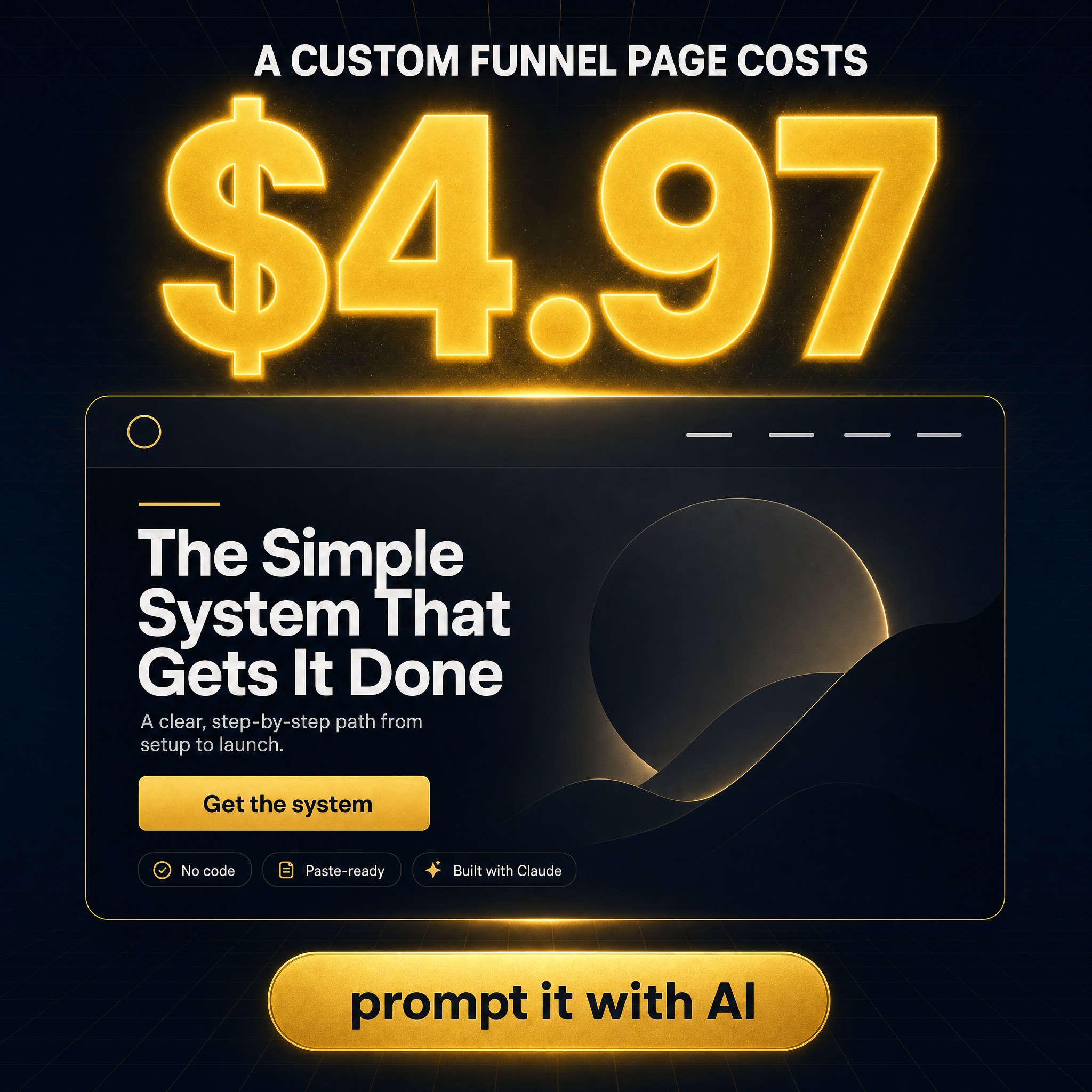 VibeFunnels Facebook ad