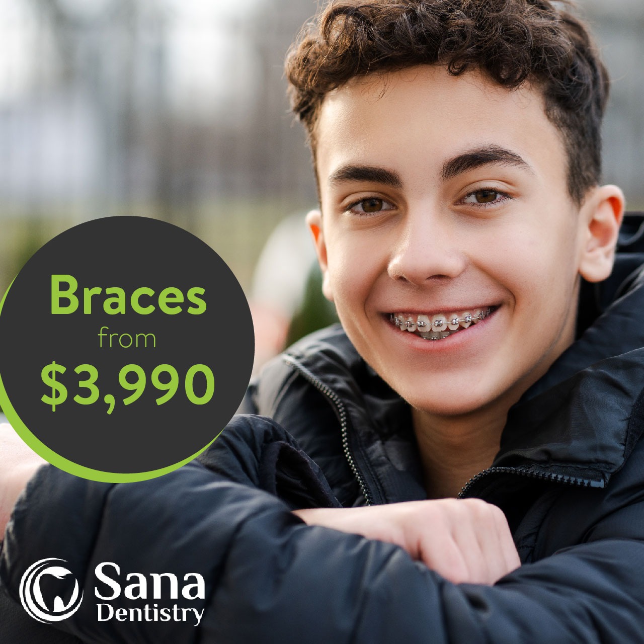 Sana Dentistry Facebook ad from May 24, 2024