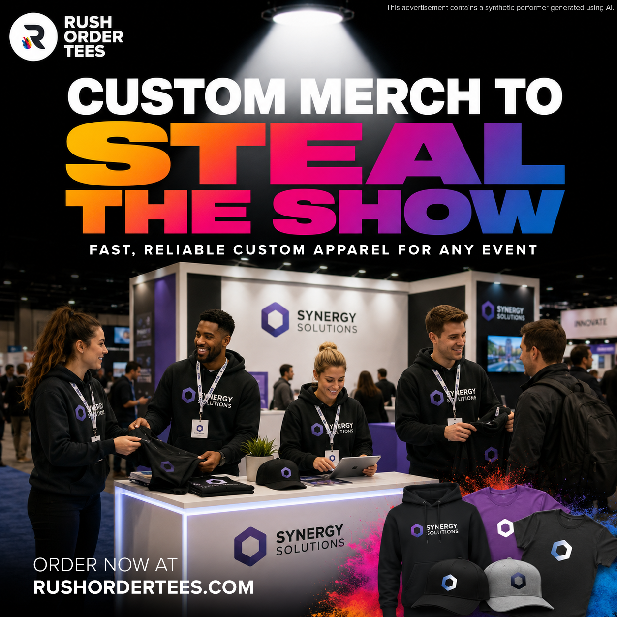 Rush Order Tees Facebook ad