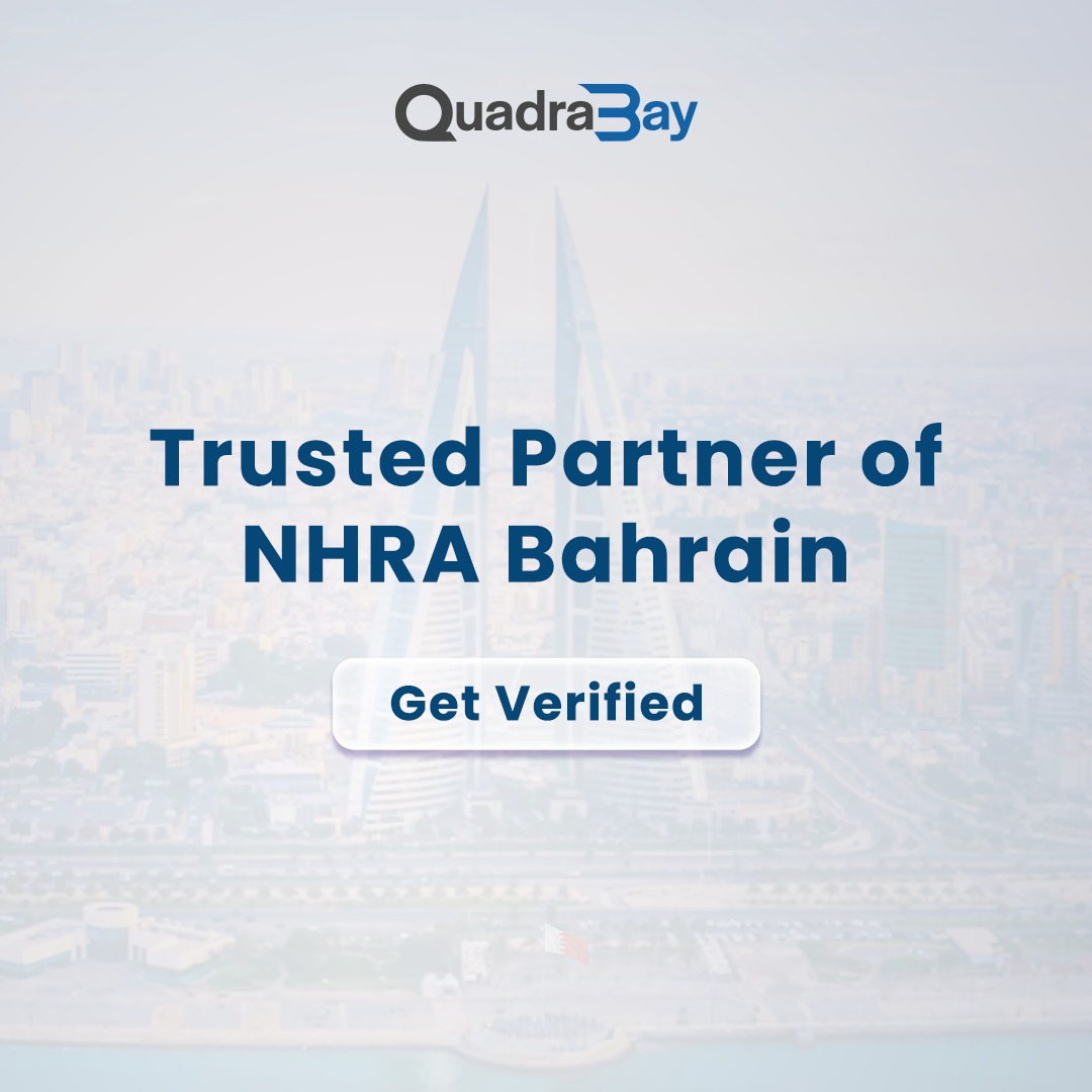 QuadraBay Facebook ad: Ready to work in Bahrain’s medical industry?