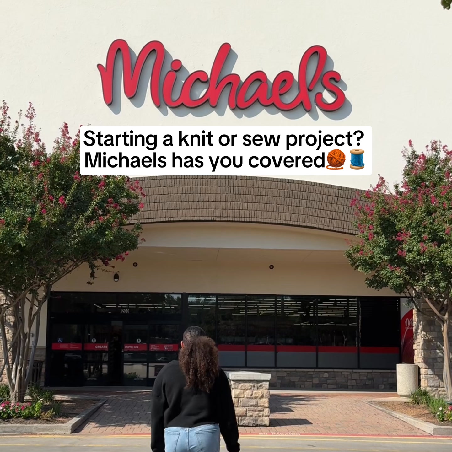 Michaels Stores Facebook ad: Fabric in 1,100+ stores