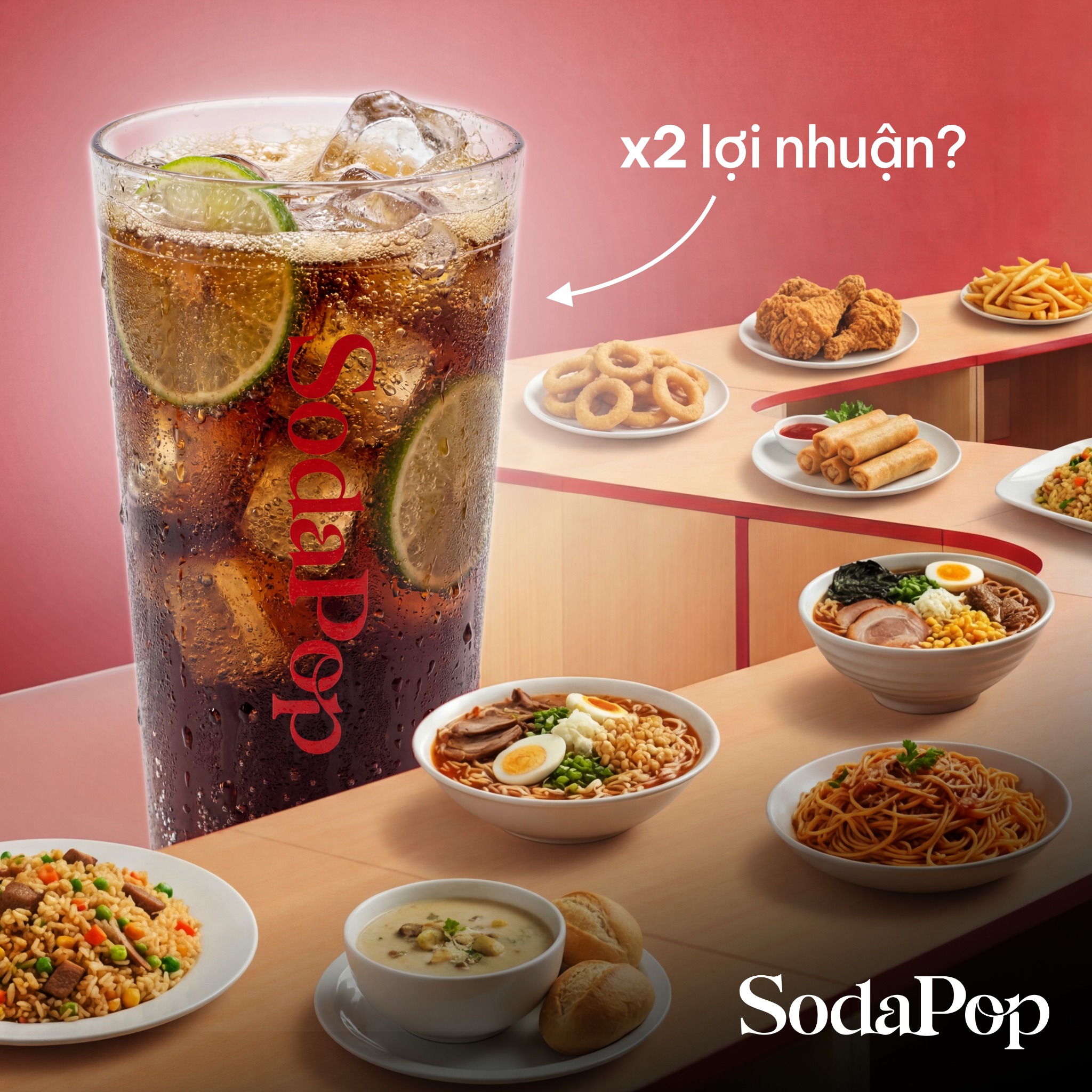 SodaPop Facebook ad: KINH DOANH BUFFET: BẠN ĐÃ THỰC SỰ HIỂU…