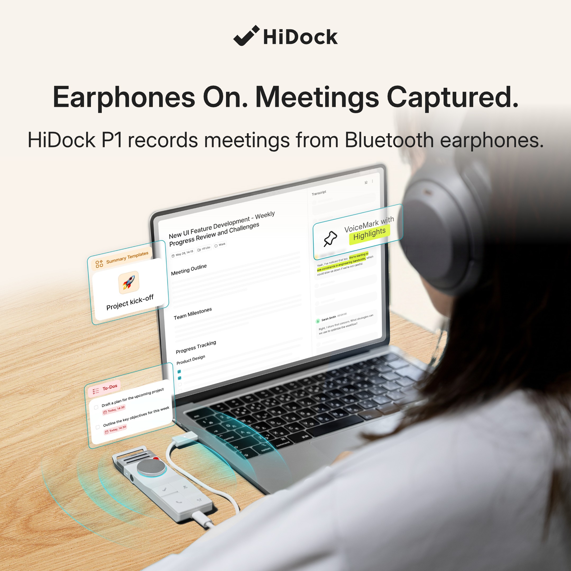HiDock Global Facebook ad