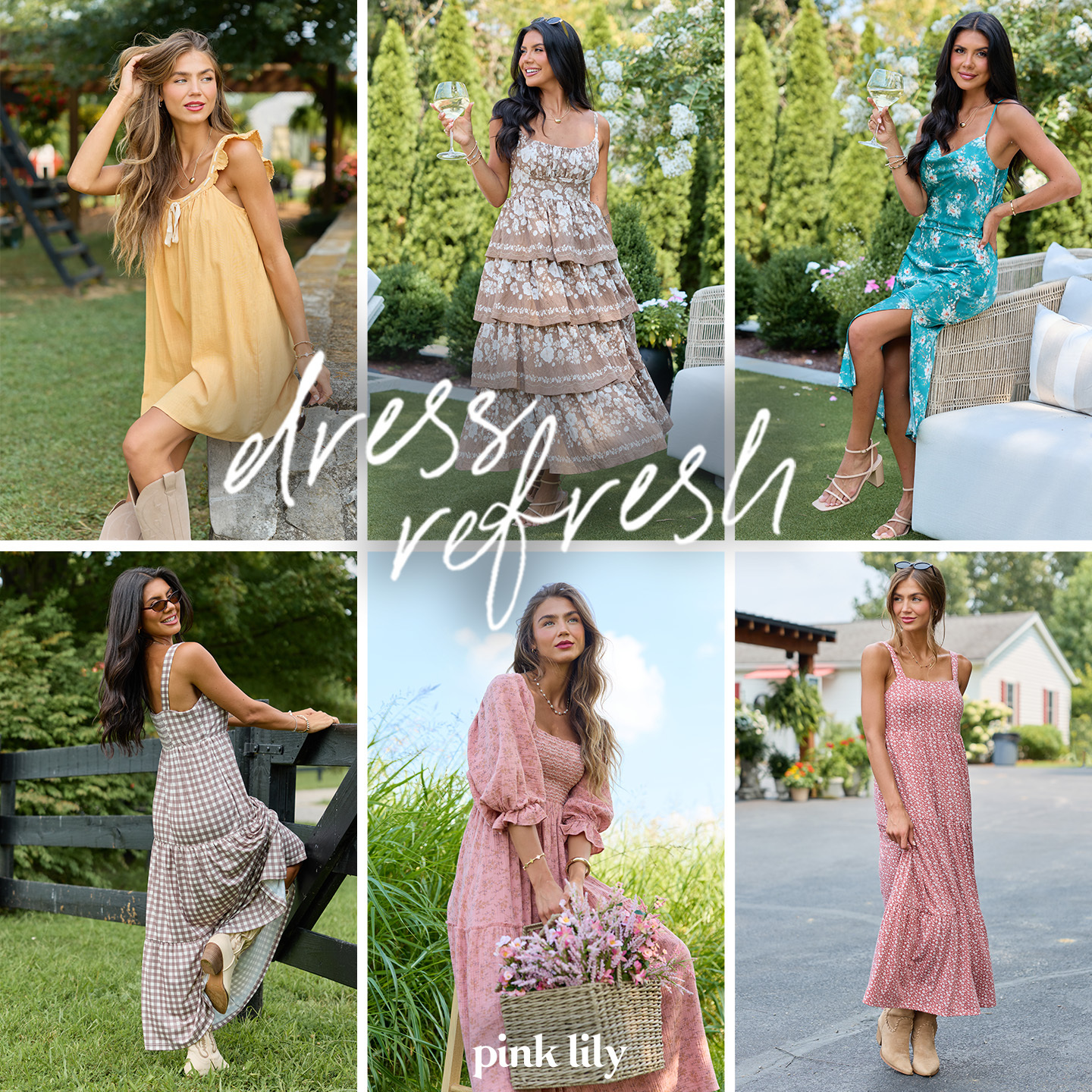 Pink Lily Facebook ad: Dresses for Every Occassion