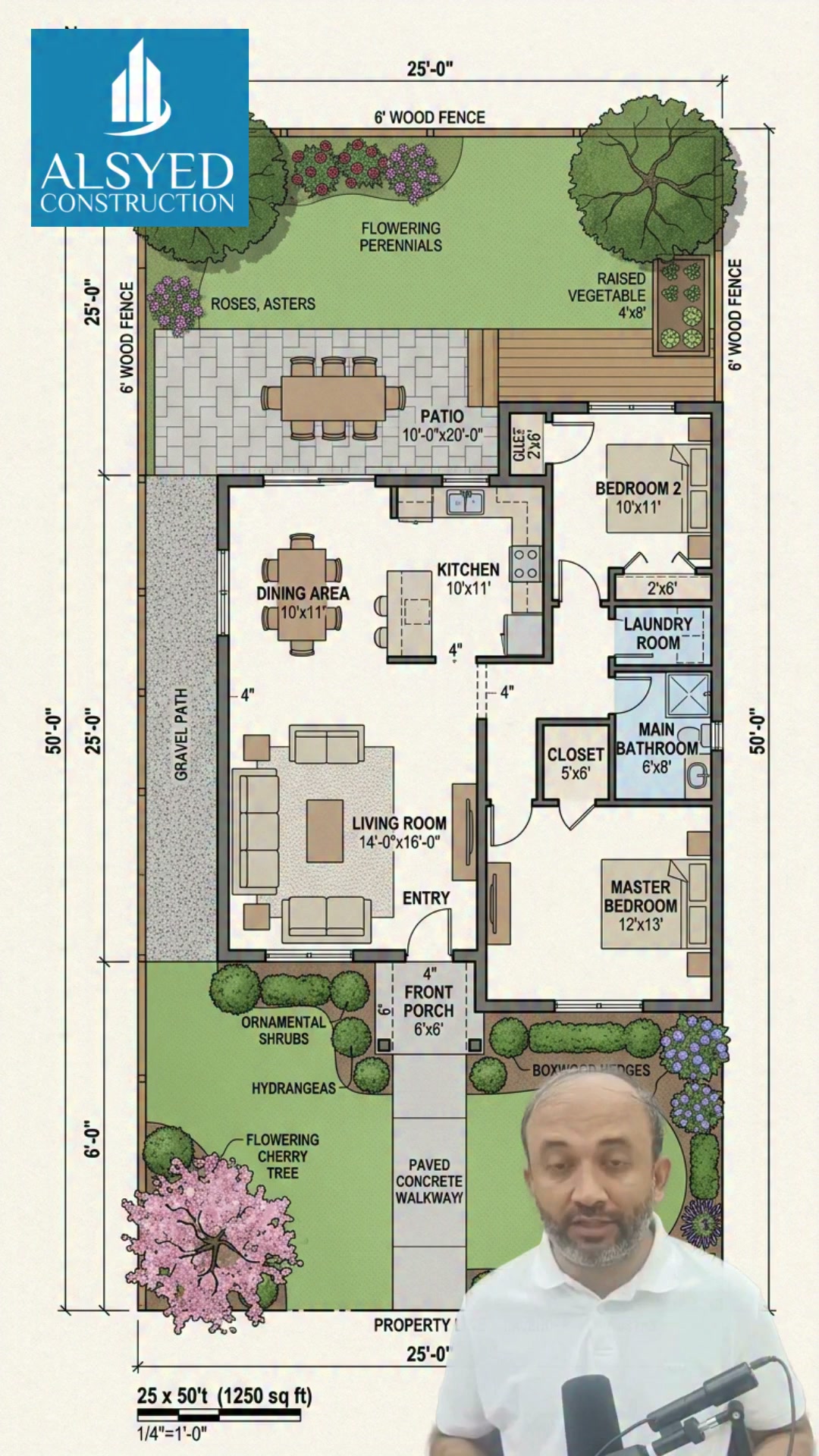 AlSyed Construction Facebook ad: Professional House Map Design