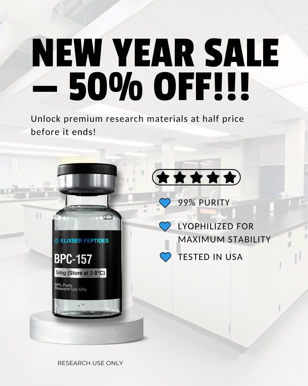 Elixser Peptides Facebook ad