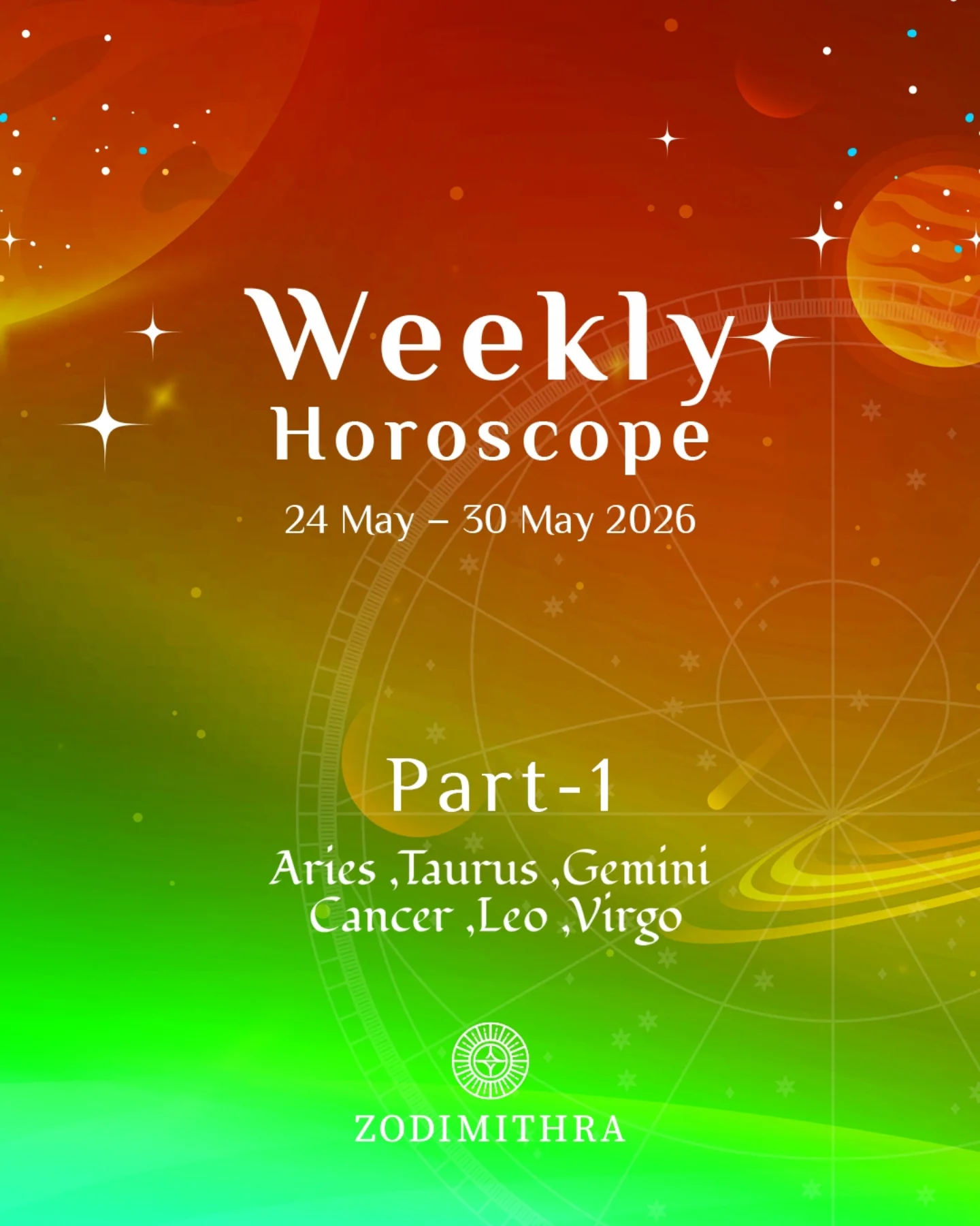 ZodiMithra Facebook ad: Your weekly energy check is here.