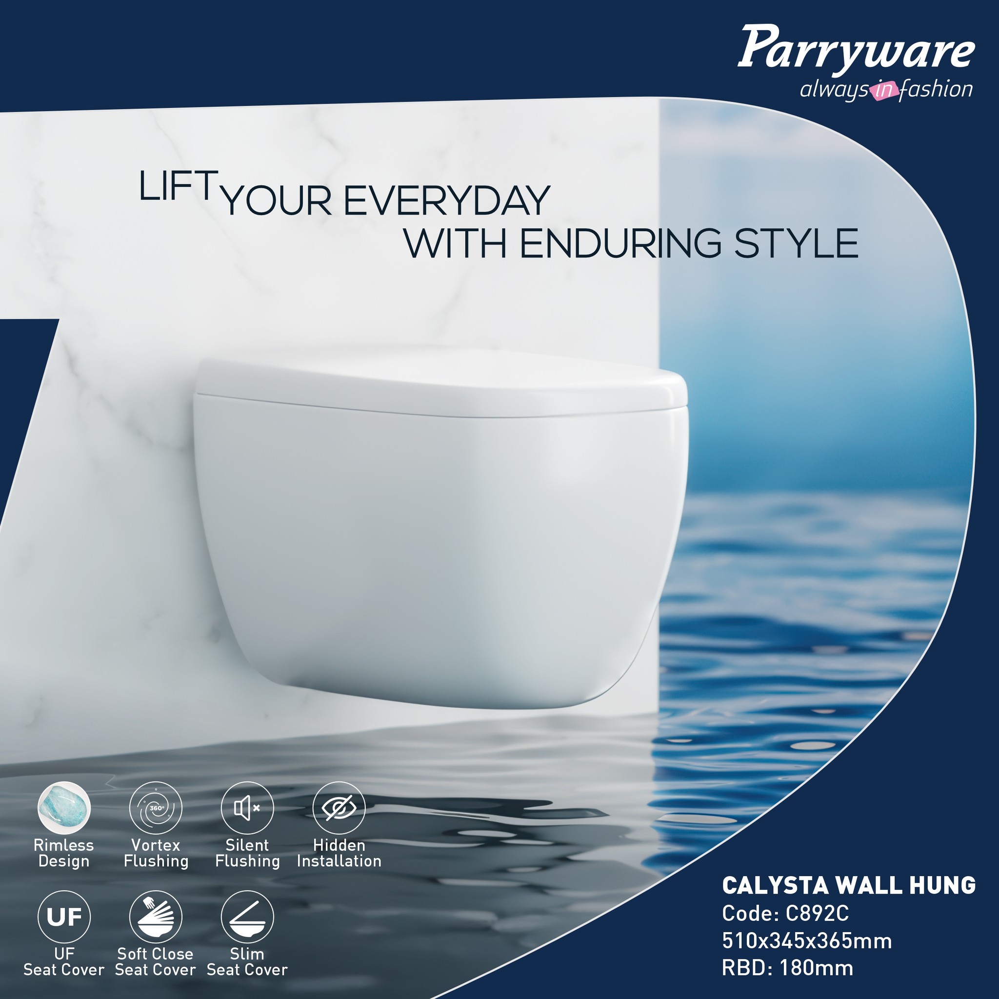Parryware India Facebook ad: Experience elevated everyday comfort with the Parryware…