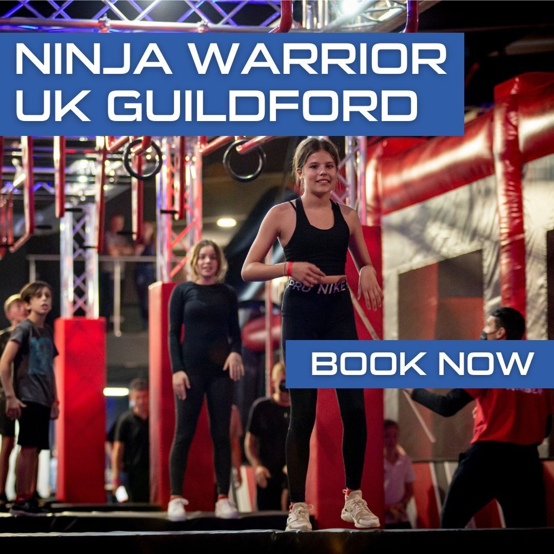 Ninja Warrior UK Guildford Facebook ad: Start your Ninja journey in Guildford!