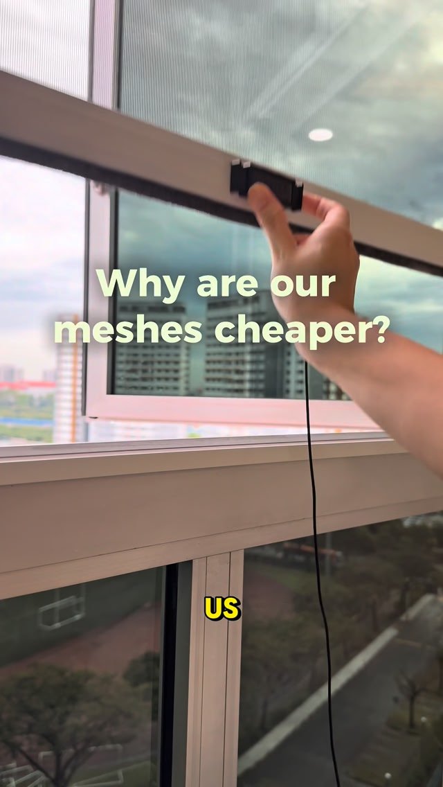 Oneko SG Facebook ad: Why are your window meshes cheaper than others?